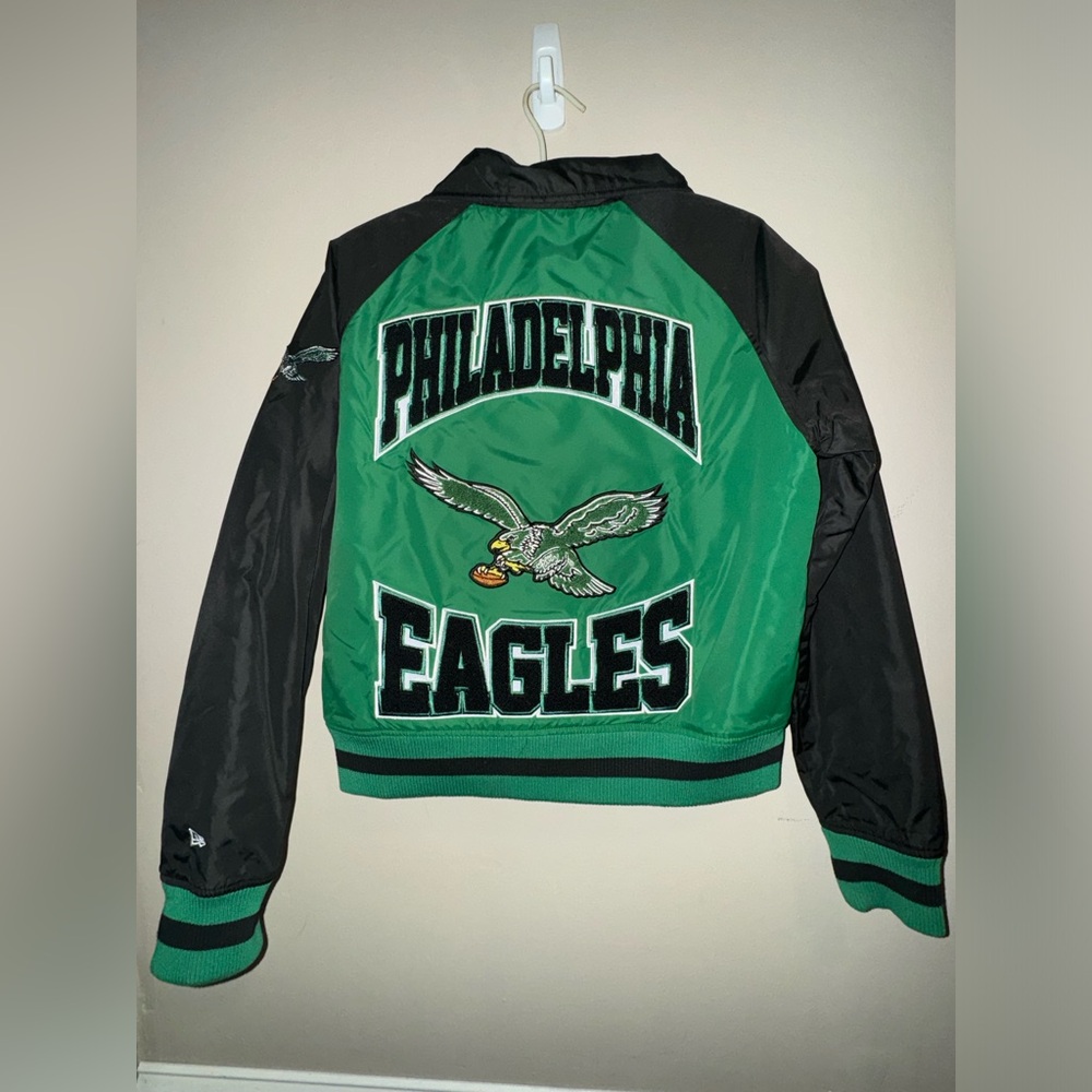 Philadelphia Eagles Kelly Green and Black Jacket